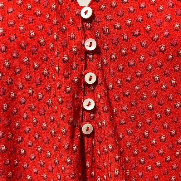 Lucky Brand Drop Needle Birder Print Tank Top - Picture 10 of 13